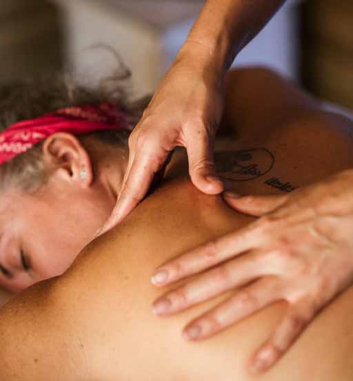 Thai Massage des Rückens